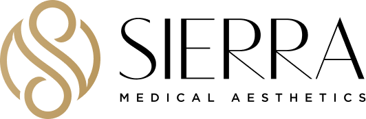 Elegant logo design in gold and black.